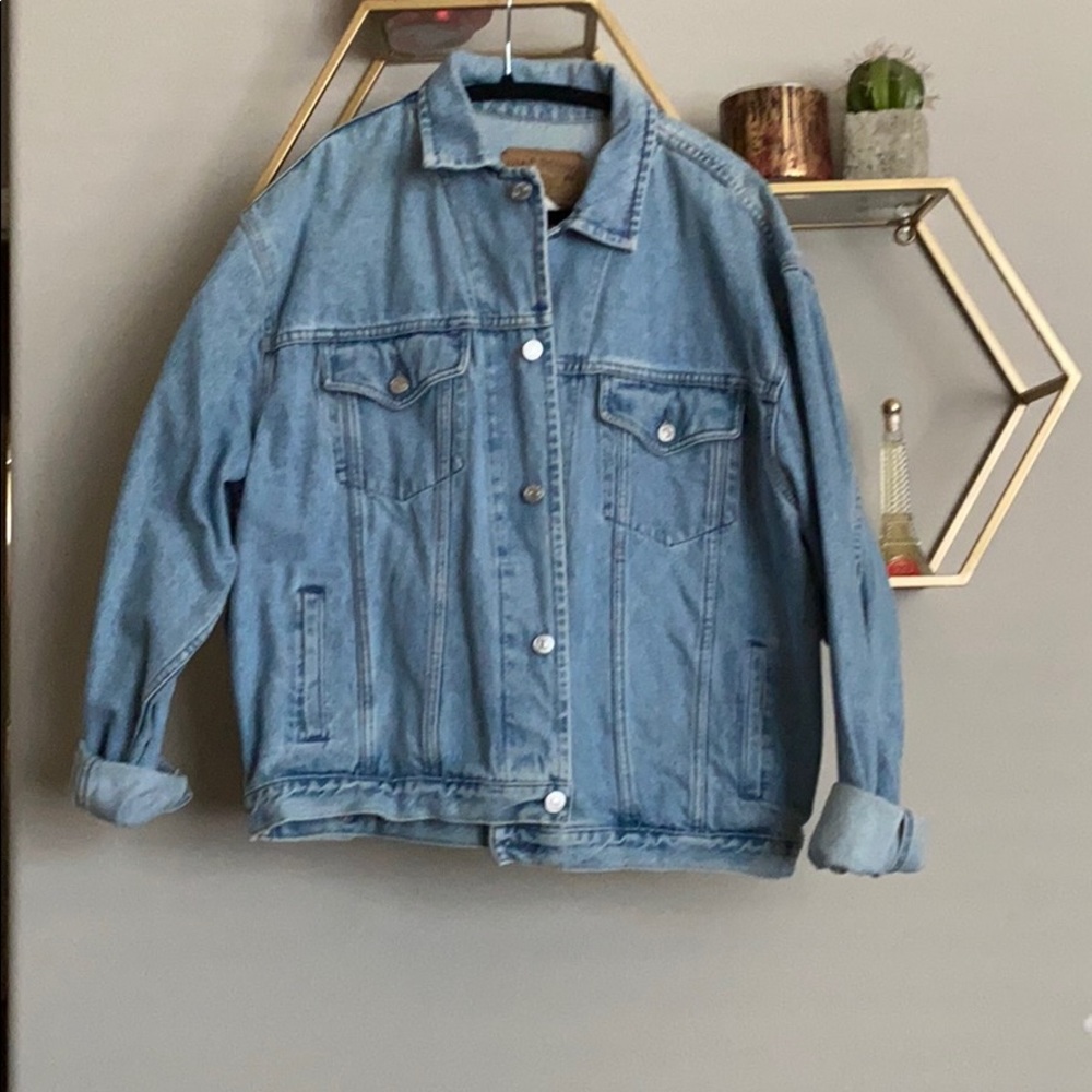Gap Denim True Test Oversized Denim Jacket